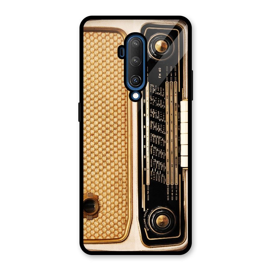 Vintage Radio Glass Back Case for OnePlus 7T Pro
