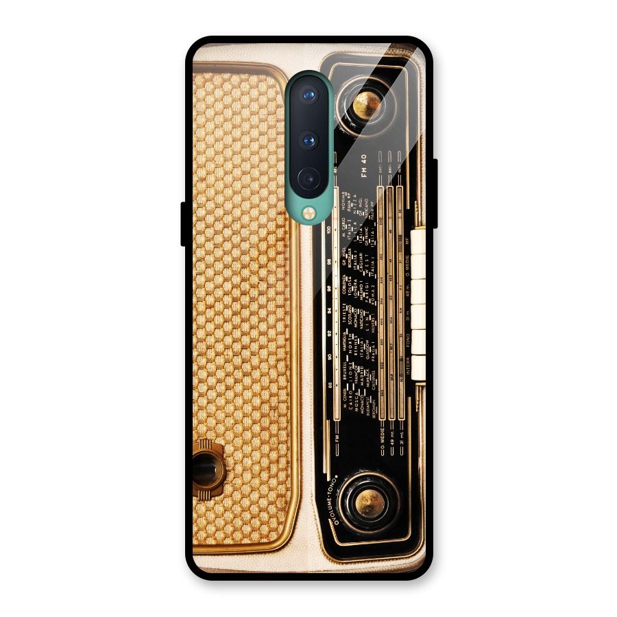 Vintage Radio Glass Back Case for OnePlus 8
