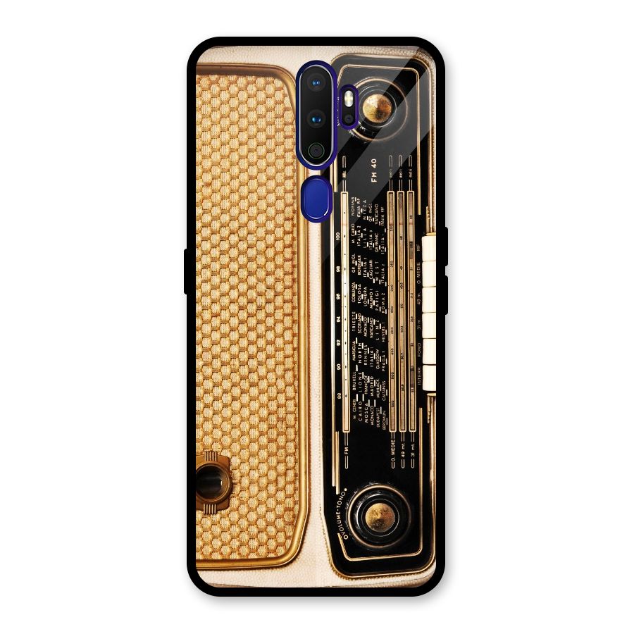 Vintage Radio Glass Back Case for Oppo A9 (2020)