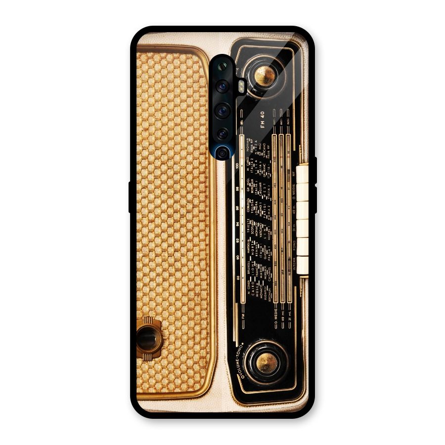 Vintage Radio Glass Back Case for Oppo Reno2 Z