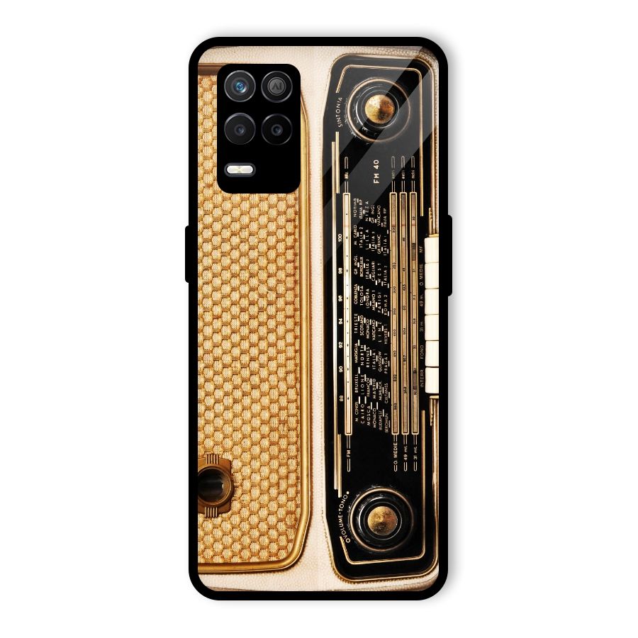 Vintage Radio Glass Back Case for Realme 8 5G
