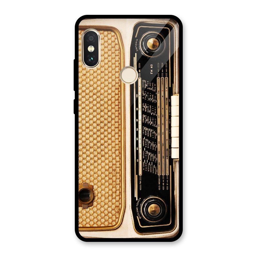 Vintage Radio Glass Back Case for Redmi Note 5 Pro