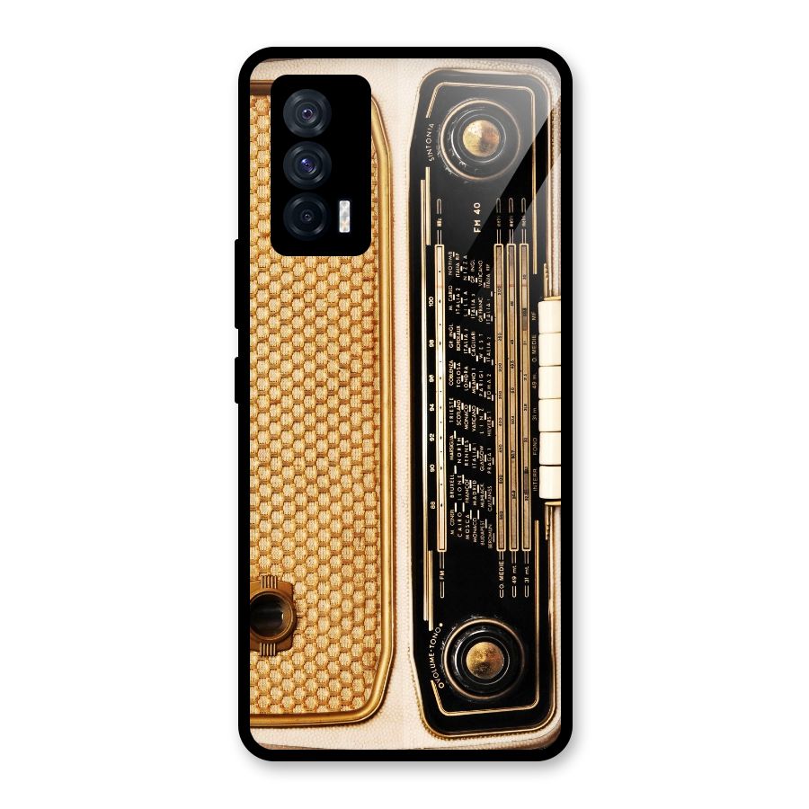 Vintage Radio Glass Back Case for Vivo iQOO 7 5G
