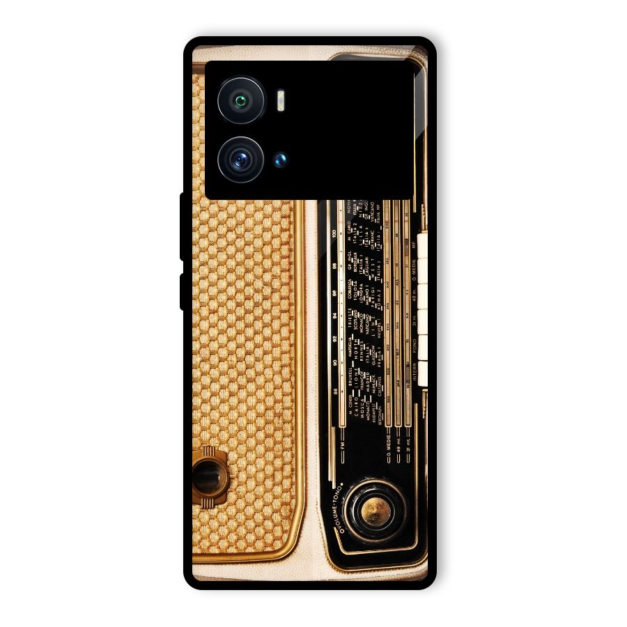 Vintage Radio Glass Back Case for Vivo iQOO 9 Pro
