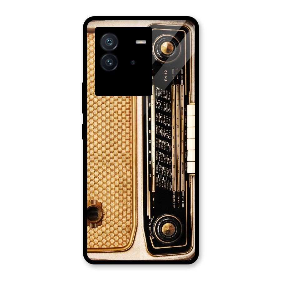 Vintage Radio Glass Back Case for Vivo iQOO Neo 6 5G