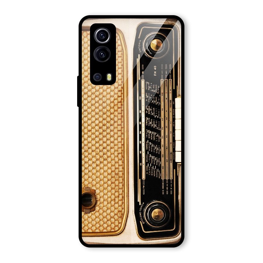 Vintage Radio Glass Back Case for Vivo iQOO Z3