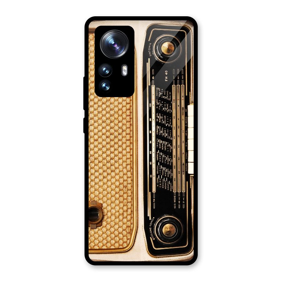 Vintage Radio Glass Back Case for Xiaomi 12 Pro