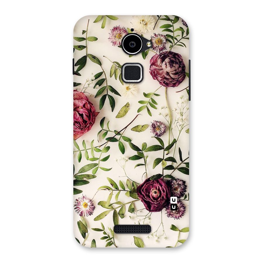 Vintage Rust Floral Back Case for Coolpad Note 3 Lite