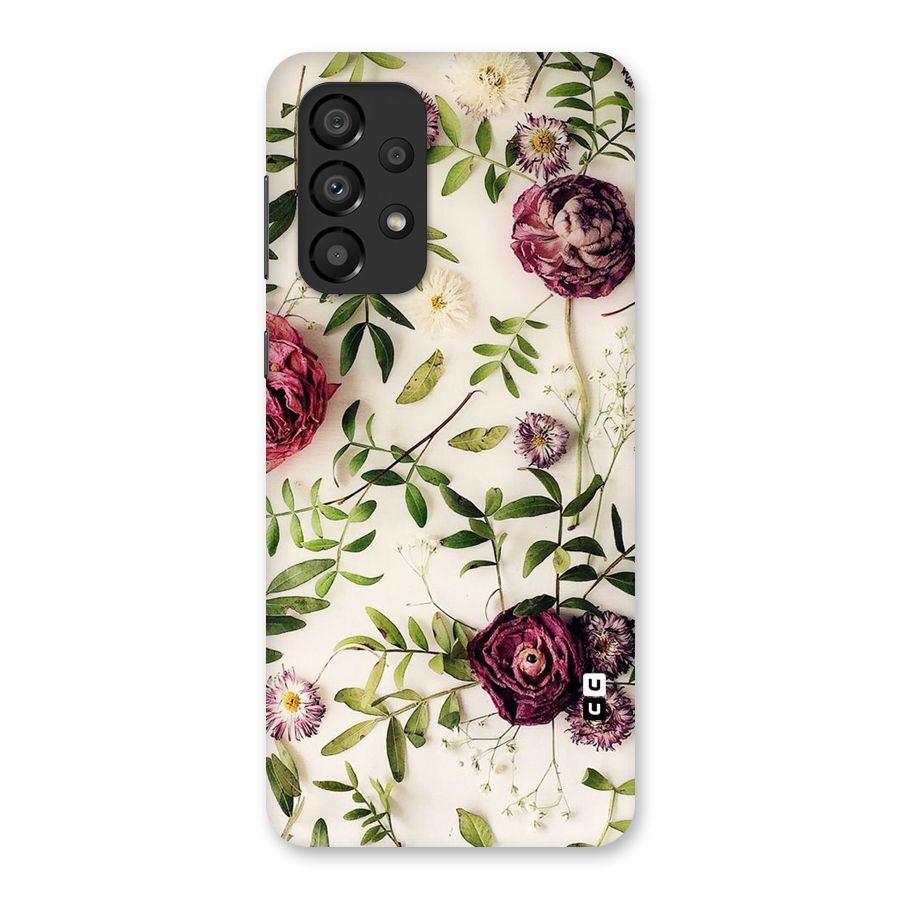 Vintage Rust Floral Back Case for Galaxy A33 5G
