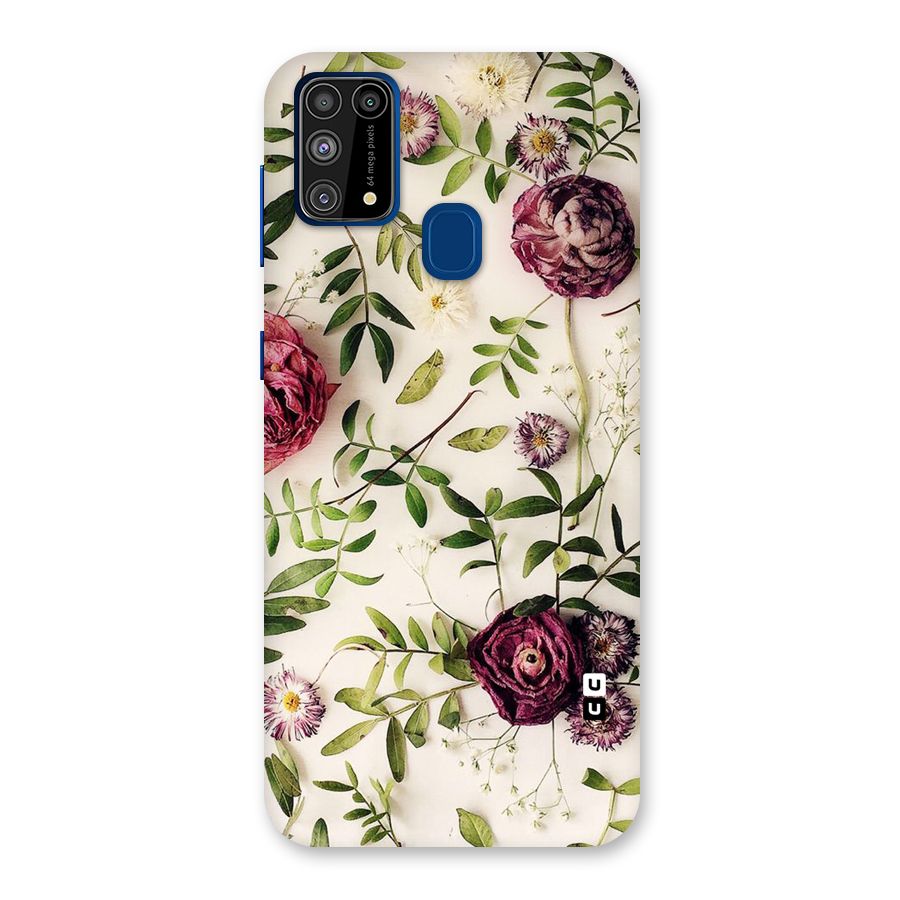 Vintage Rust Floral Back Case for Galaxy F41