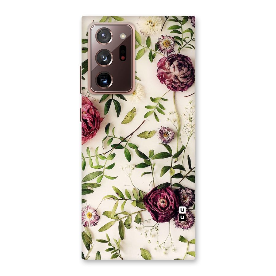 Vintage Rust Floral Back Case for Galaxy Note 20 Ultra
