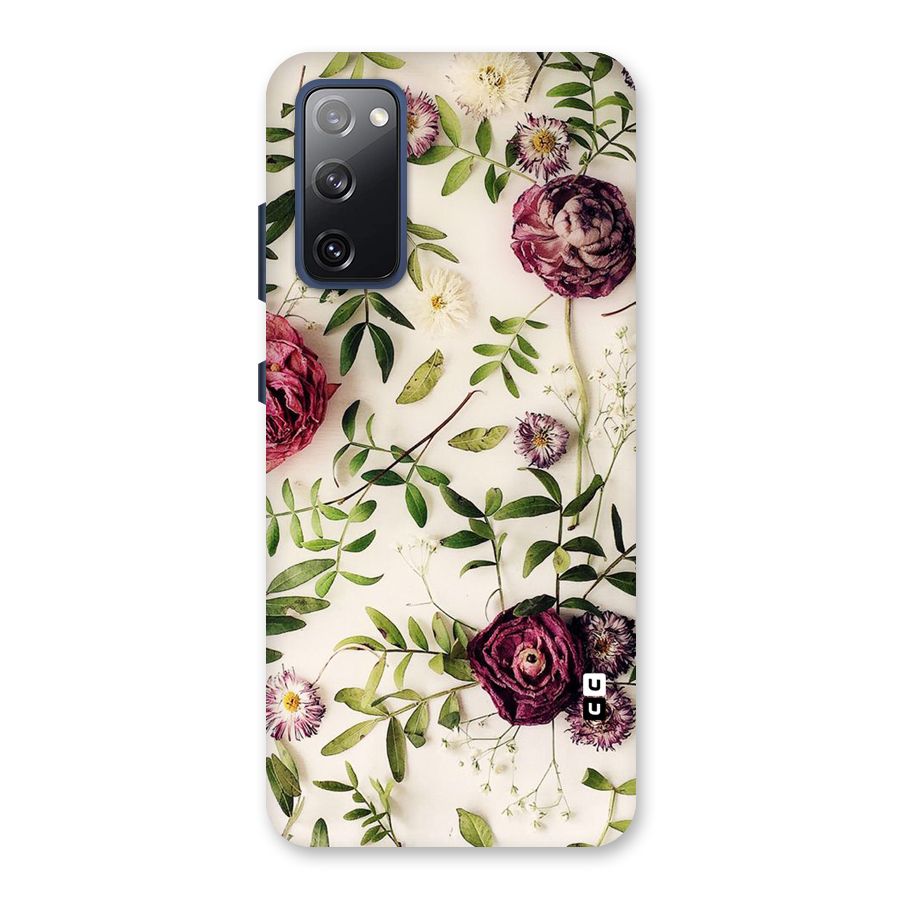 Vintage Rust Floral Back Case for Galaxy S20 FE
