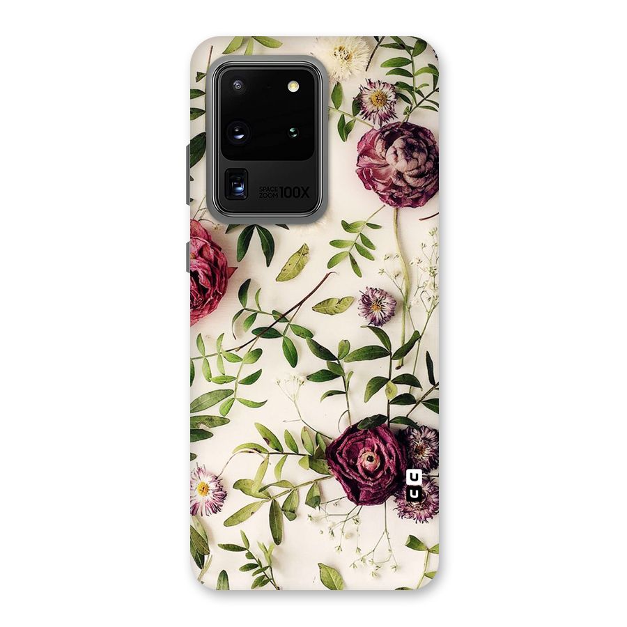Vintage Rust Floral Back Case for Galaxy S20 Ultra