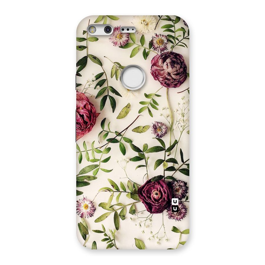 Vintage Rust Floral Back Case for Google Pixel