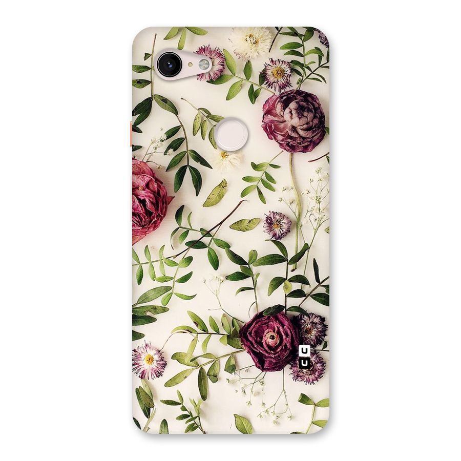 Vintage Rust Floral Back Case for Google Pixel 3 XL