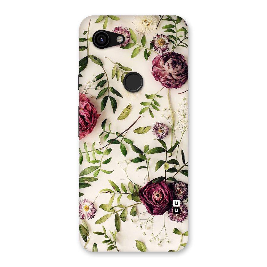 Vintage Rust Floral Back Case for Google Pixel 3a