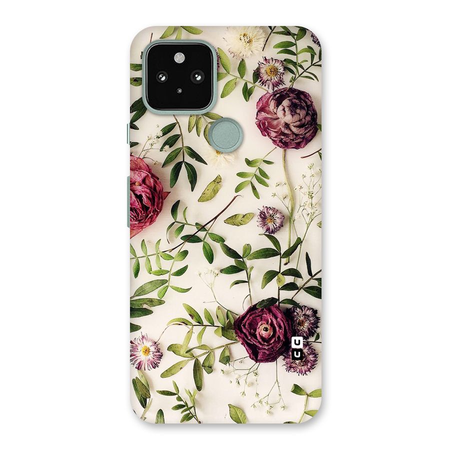 Vintage Rust Floral Back Case for Google Pixel 5