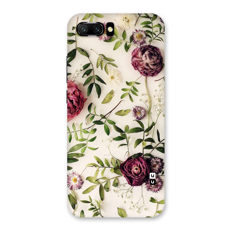 Vintage Rust Floral Back Case for Honor 10