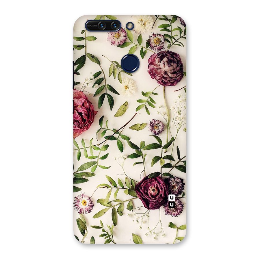 Vintage Rust Floral Back Case for Honor 8 Pro