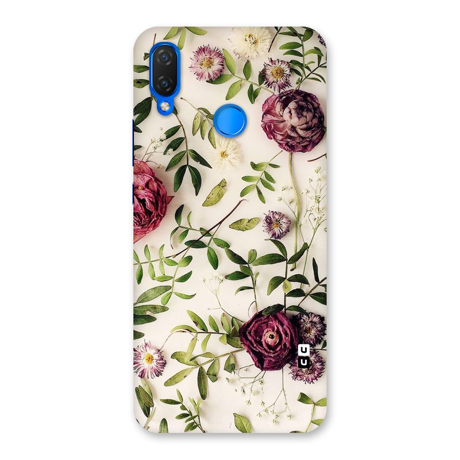 Vintage Rust Floral Back Case for Huawei P Smart+