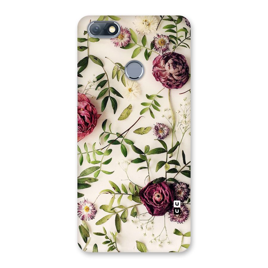 Vintage Rust Floral Back Case for Infinix Note 5