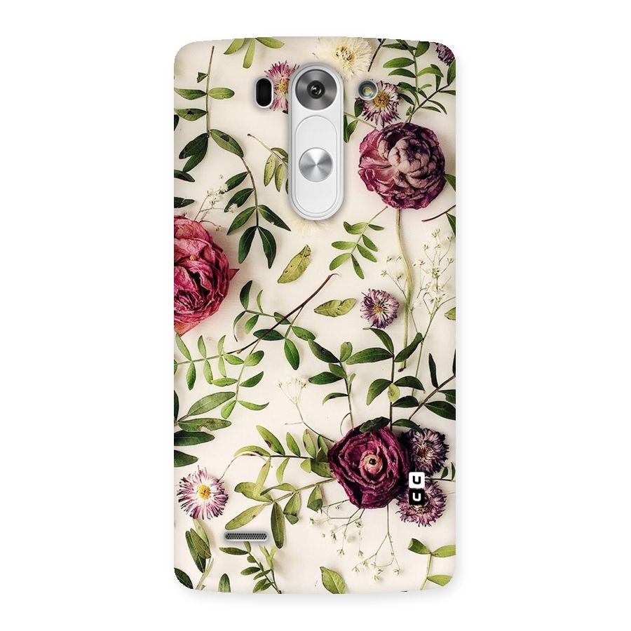 Vintage Rust Floral Back Case for LG G3 Mini