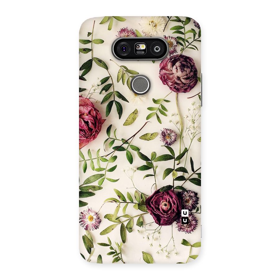 Vintage Rust Floral Back Case for LG G5