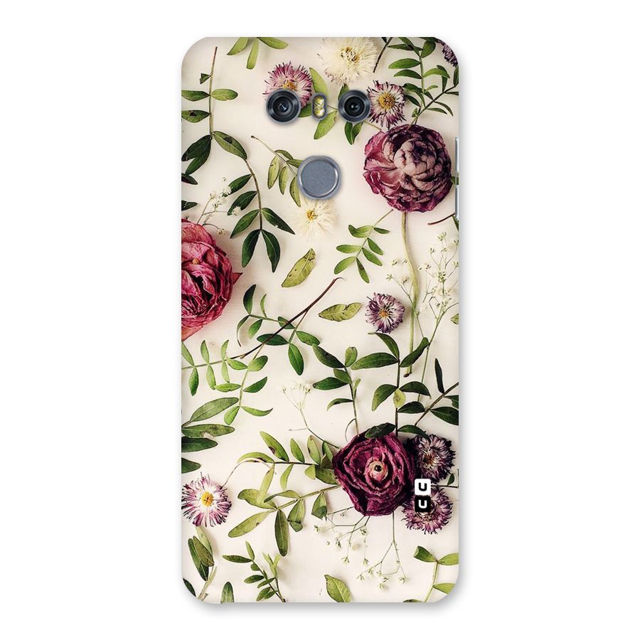 Vintage Rust Floral Back Case for LG G6