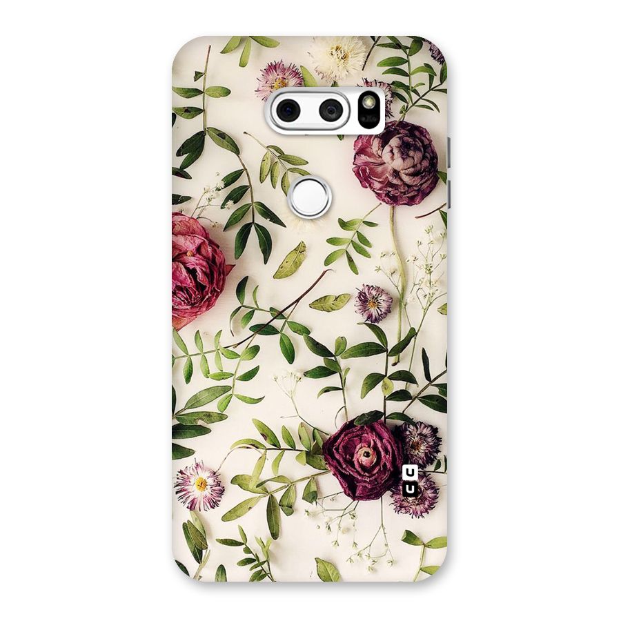 Vintage Rust Floral Back Case for LG V30