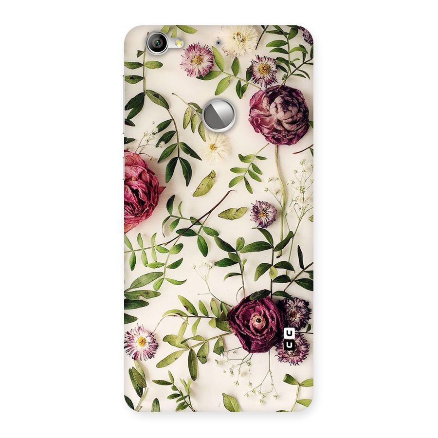 Vintage Rust Floral Back Case for LeTV Le 1s