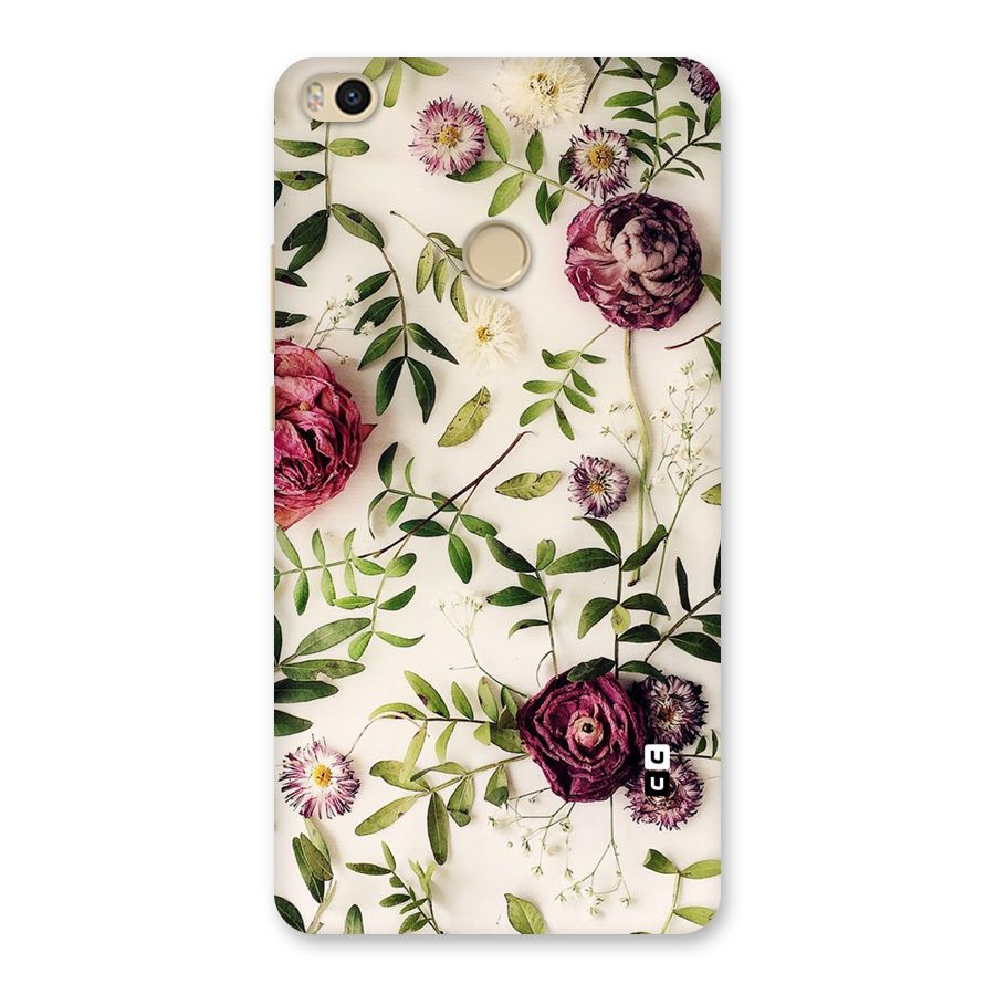 Vintage Rust Floral Back Case for Mi Max 2