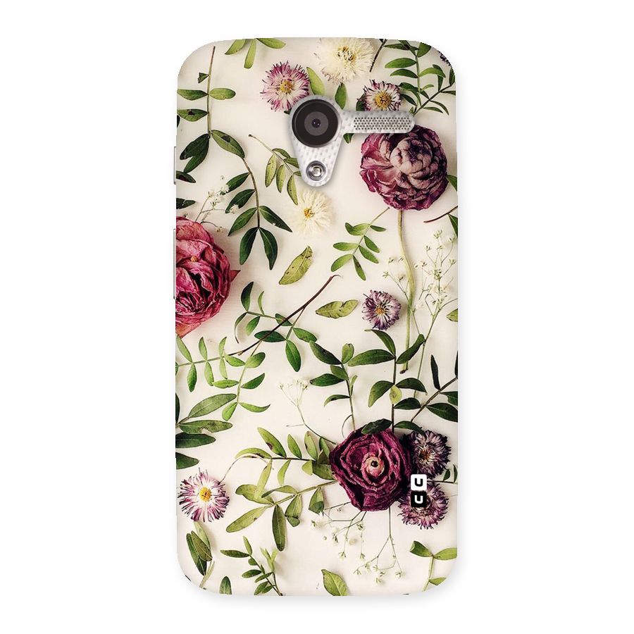 Vintage Rust Floral Back Case for Moto X