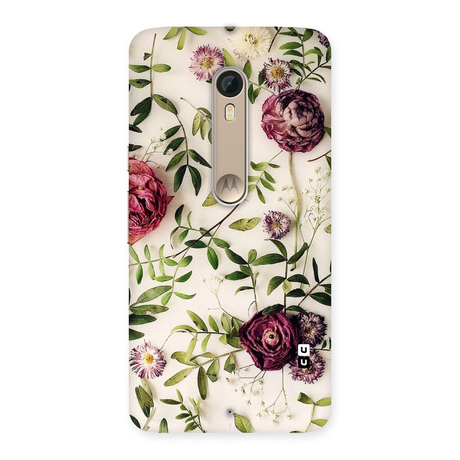 Vintage Rust Floral Back Case for Motorola Moto X Style