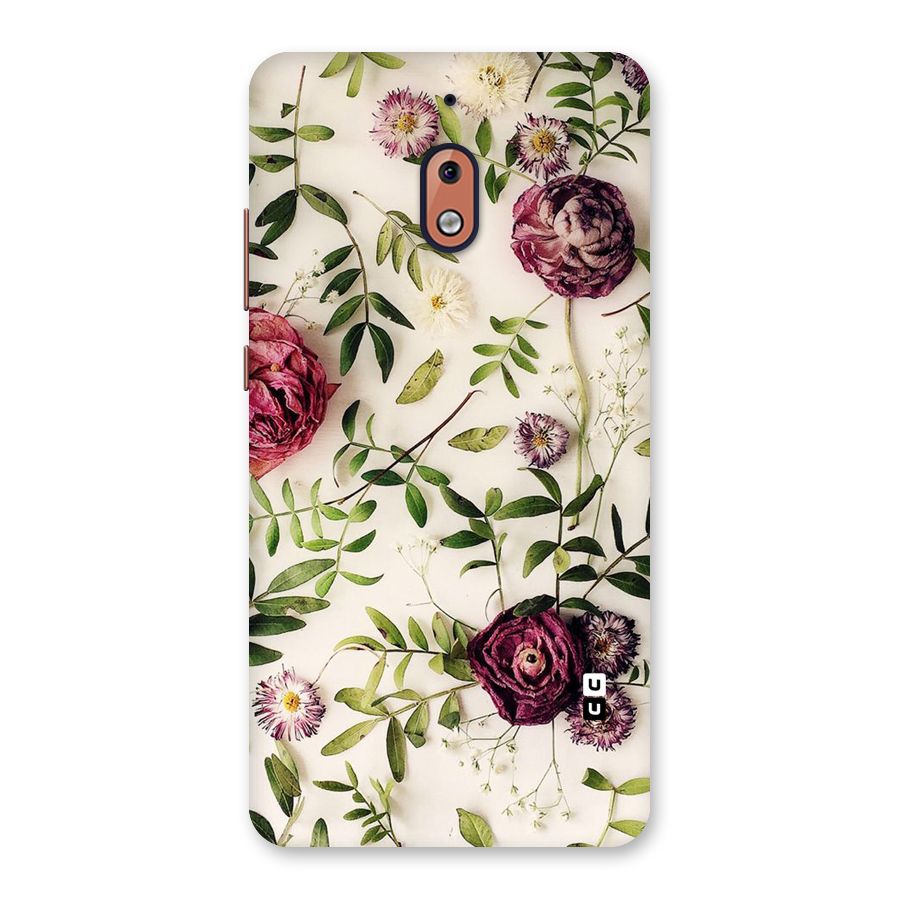 Vintage Rust Floral Back Case for Nokia 2.1