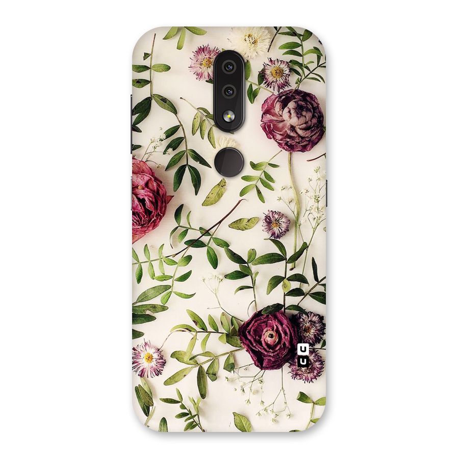 Vintage Rust Floral Back Case for Nokia 4.2