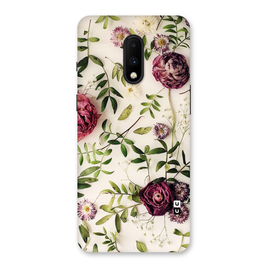 Vintage Rust Floral Back Case for OnePlus 7