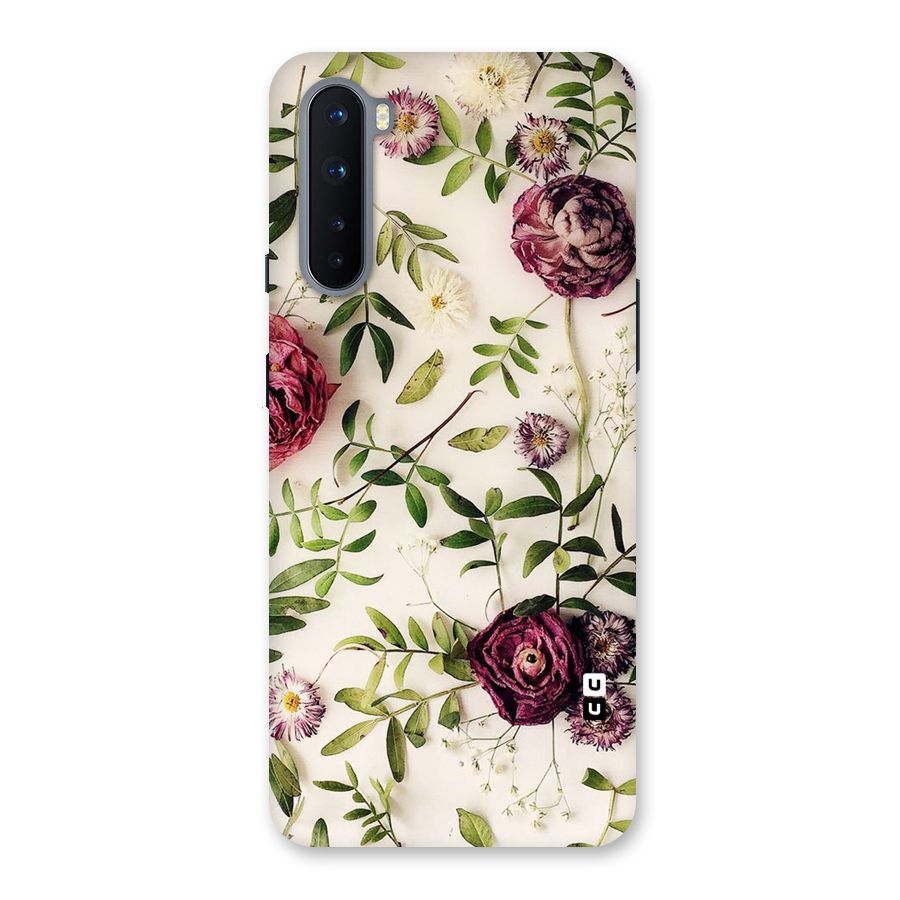 Vintage Rust Floral Back Case for OnePlus Nord
