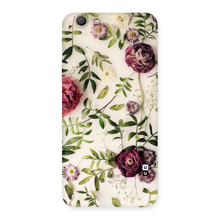 Vintage Rust Floral Back Case for Oppo A59