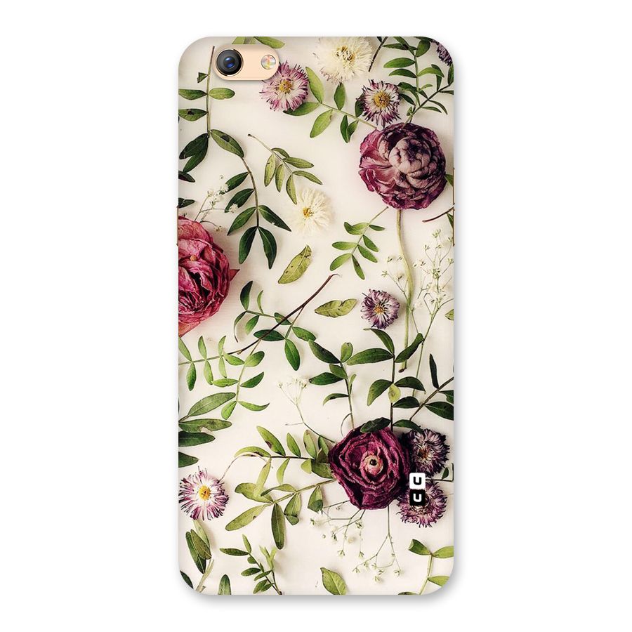 Vintage Rust Floral Back Case for Oppo F3 Plus
