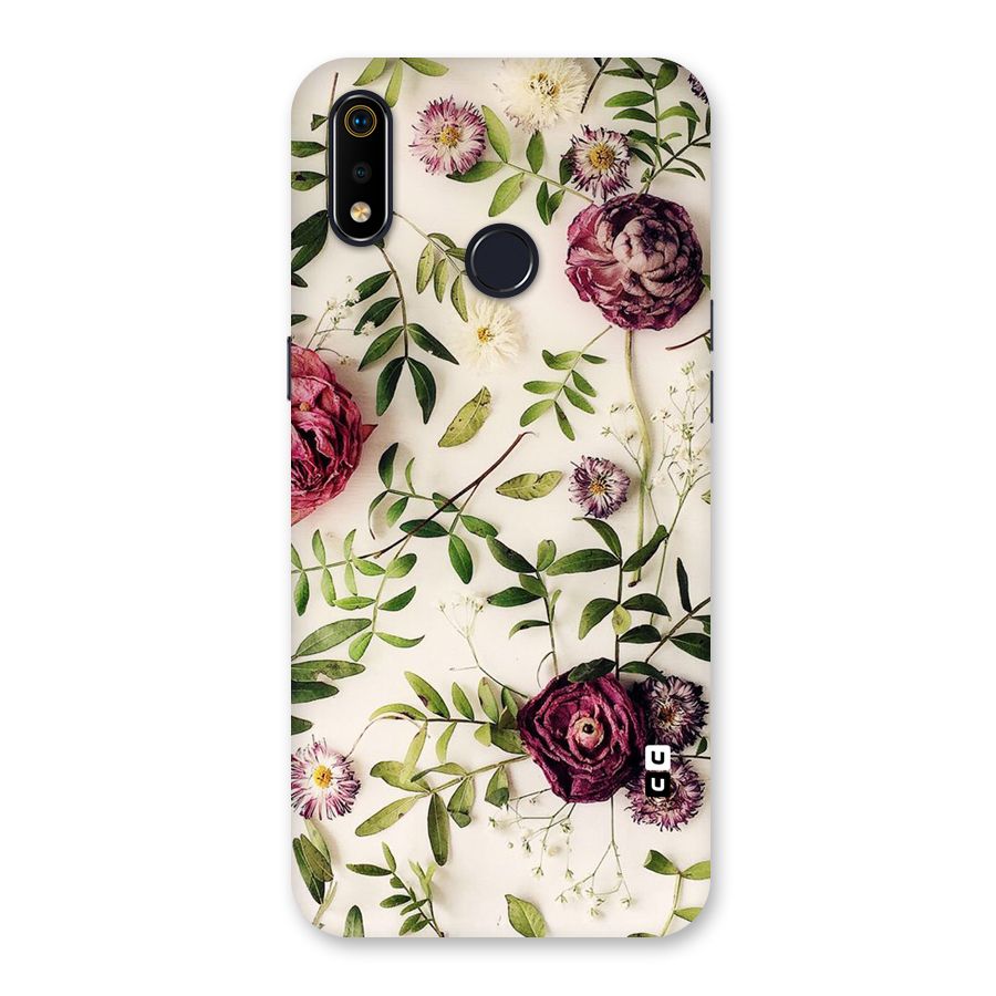 Vintage Rust Floral Back Case for Realme 3i