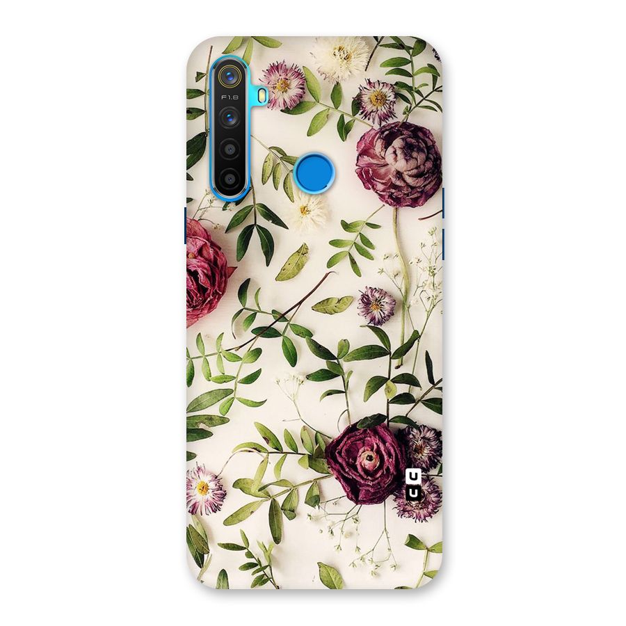 Vintage Rust Floral Back Case for Realme 5