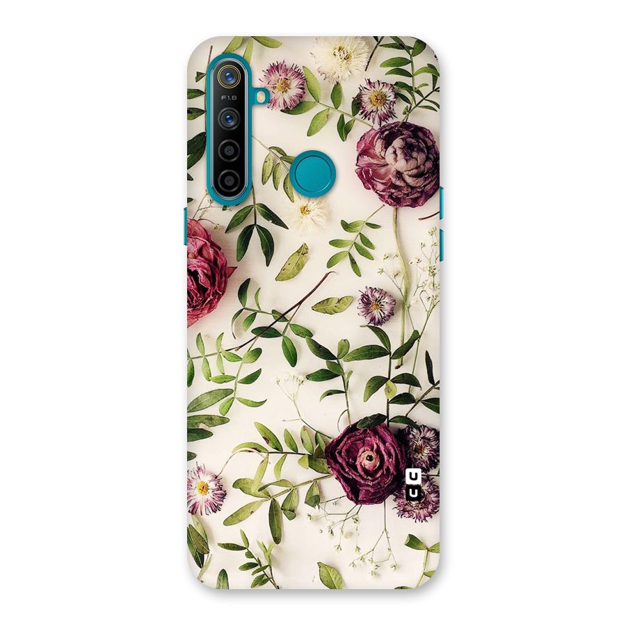 Vintage Rust Floral Back Case for Realme 5i