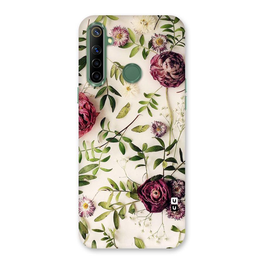Vintage Rust Floral Back Case for Realme Narzo 10
