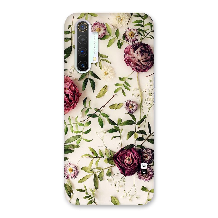 Vintage Rust Floral Back Case for Realme X3