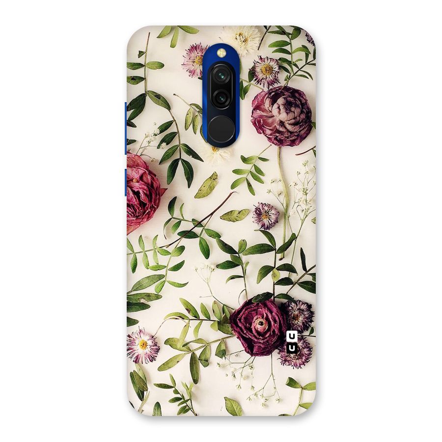 Vintage Rust Floral Back Case for Redmi 8