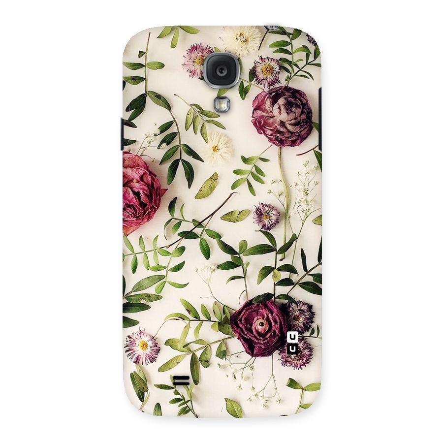 Vintage Rust Floral Back Case for Samsung Galaxy S4
