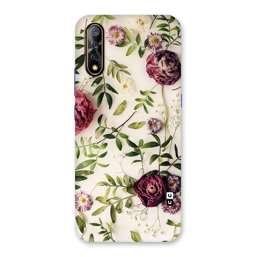 Vintage Rust Floral Back Case for Vivo S1