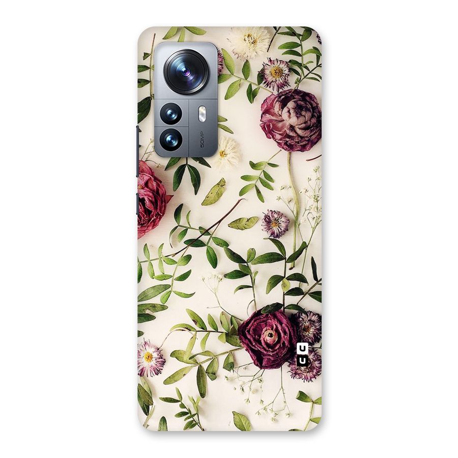 Vintage Rust Floral Back Case for Xiaomi 12 Pro