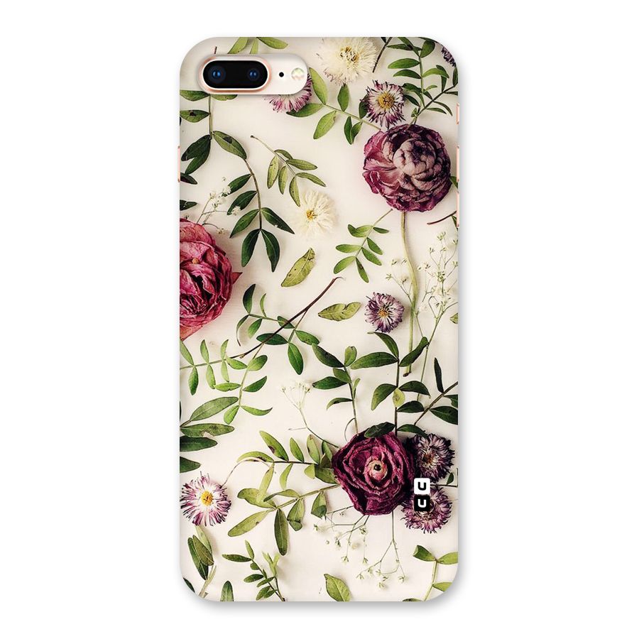 Vintage Rust Floral Back Case for iPhone 8 Plus
