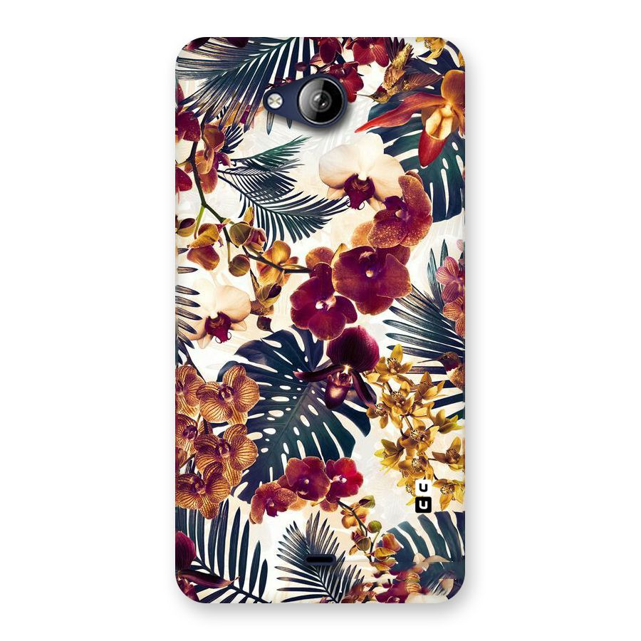 Vintage Rustic Flowers Back Case for Canvas Play Q355
